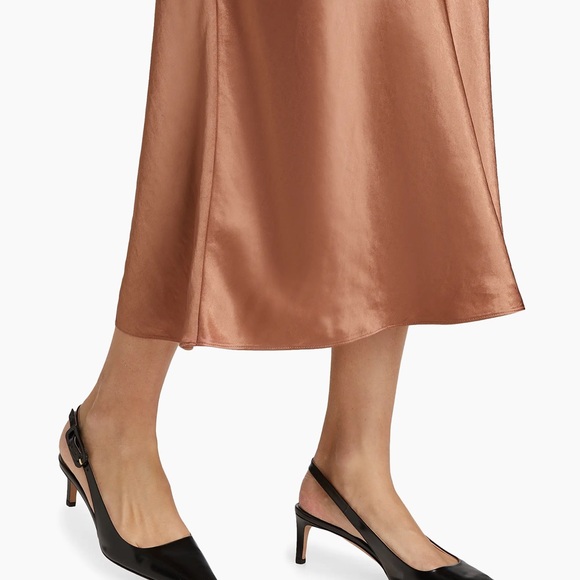 New Vince Copper Midi Skirt - Picture 6 of 11